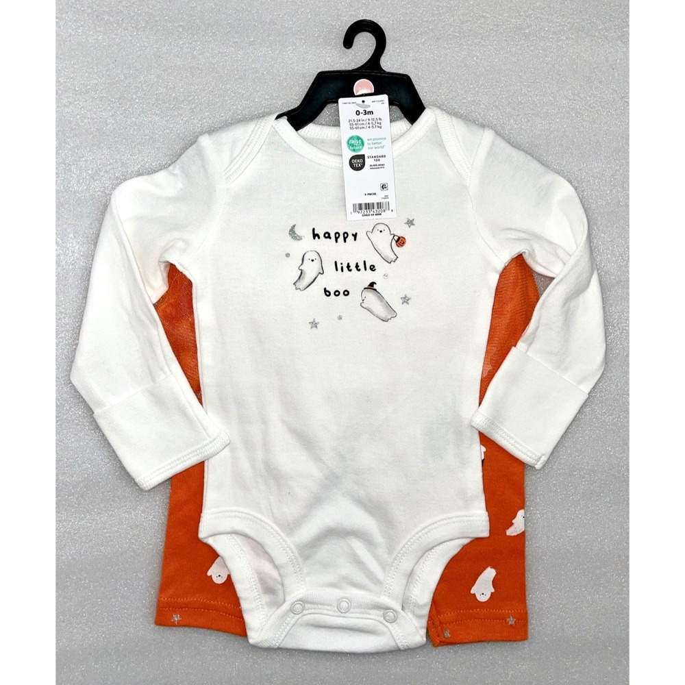 Carter's Child of Mine Baby Girl Halloween Outfit 2-Piece Set Size 0-3 Month NEW - Picture 4 of 13